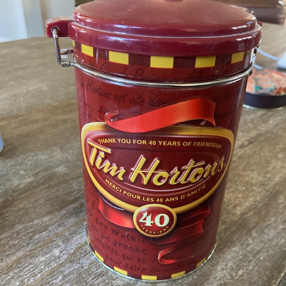 Tim Hortons Vintage Tin - -Collectible - #004